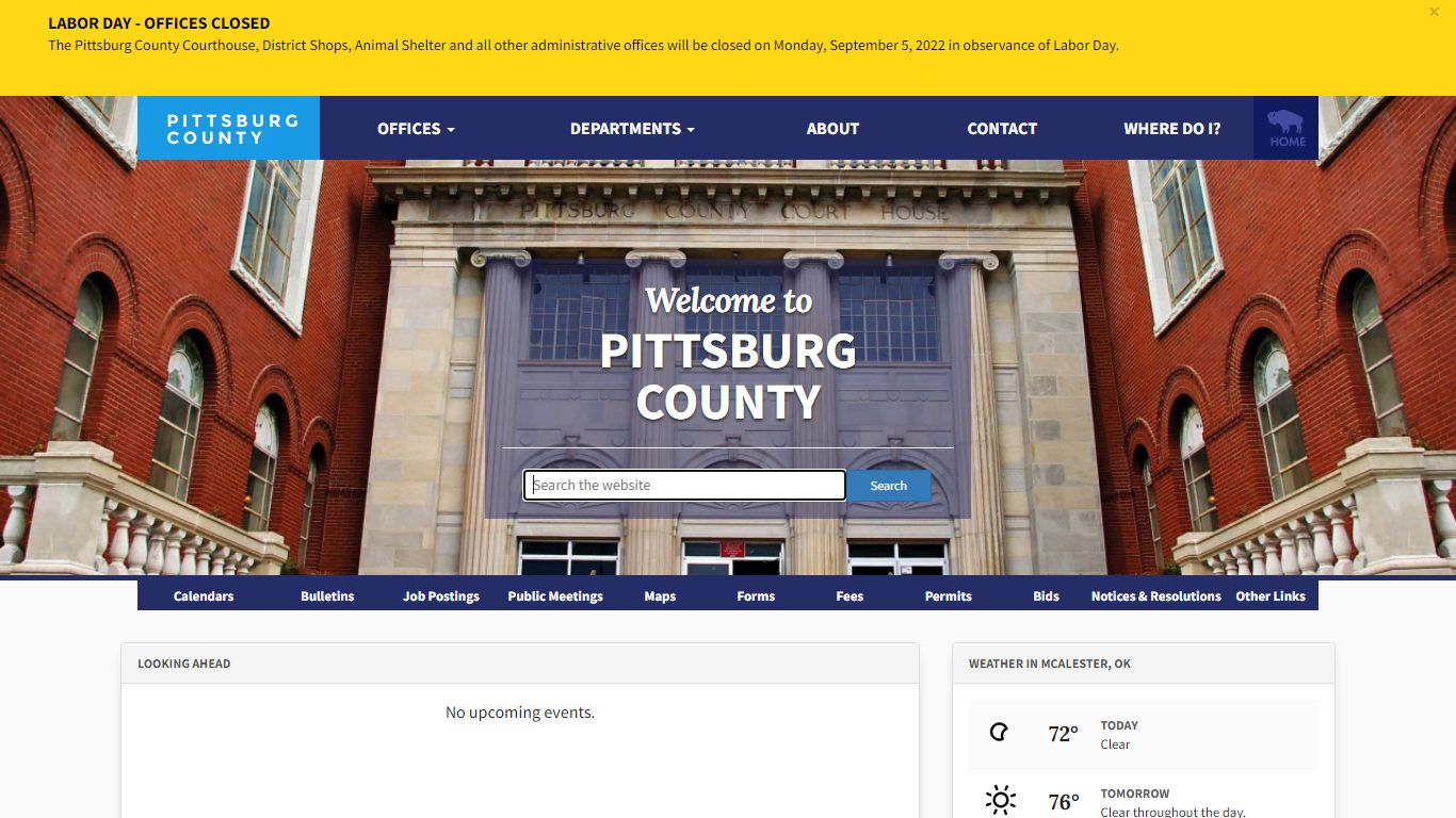 OKCounties.org - Pittsburg County, Oklahoma